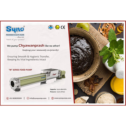 Chawanprash Pump Syno Progressive Cavity Pump